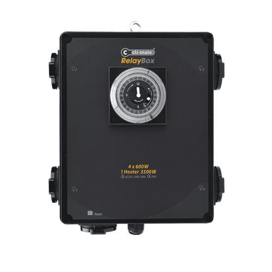 Cli-mate relay box RC-2010D4 | 4 + 1 | 230V, Doe-het-zelf en Bouw, Ventilatie en Afzuiging, Verzenden