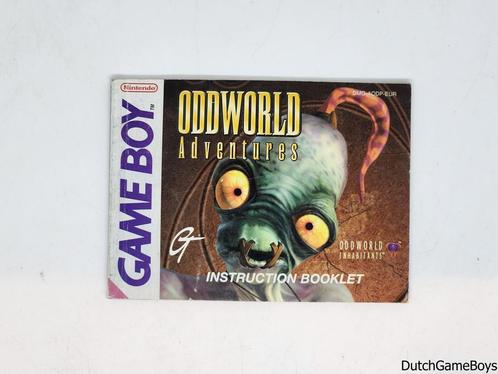Gameboy Classic - Oddworld Adventures - EUR - Manual, Games en Spelcomputers, Games | Nintendo Game Boy, Gebruikt, Verzenden