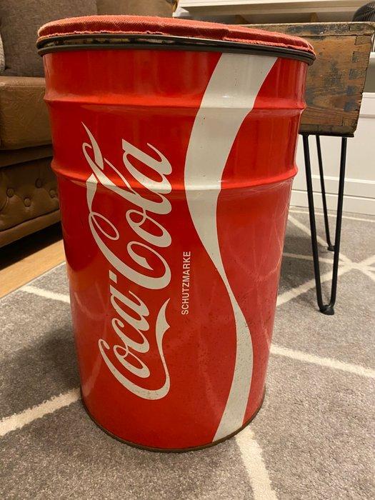 Coca Cola Dose Sitzhocker - Kan - Metaal - Origineel /, Antiquités & Art, Antiquités | Assiettes décoratives & Carrelages