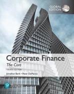 Corporate Finance: The Core, Global Edition 9781292158334, Livres, Verzenden, Berk Jonathan