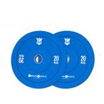 Bumper plates - rubberen halterschijf - 20 kg - Ø 45cm -..., Sport en Fitness, Ophalen of Verzenden, Nieuw