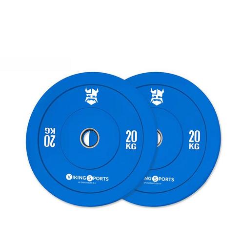 Bumper plates - rubberen halterschijf - 20 kg - Ø 45cm -..., Sport en Fitness, Fitnessmaterialen, Nieuw, Ophalen of Verzenden