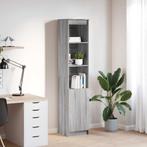 vidaXL Hoge kast 37,5x35x180 cm spaanplaat grijs sonoma, Huis en Inrichting, Verzenden, Nieuw