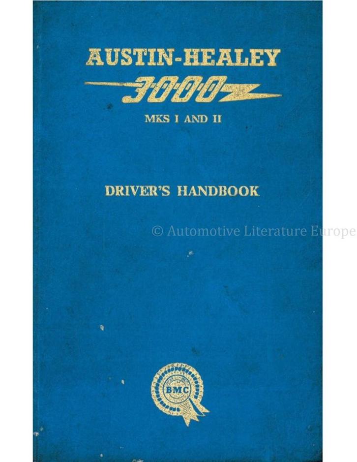 1964 AUSTIN HEALEY 3000 MKS I - II INSTRUCTIEBOEKJE ENGELS, Autos : Divers, Modes d'emploi & Notices d'utilisation