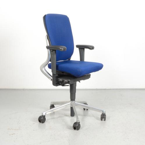 Bureaustoel Ahrend 230 - Blauw - Hoge rug, Huis en Inrichting, Bureaustoelen, Gebruikt, Ophalen of Verzenden
