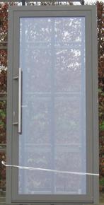 aluminium voordeur , buitendeur , deur 98 x 218 kwartsgrijs, Nieuw, 215 cm of meer, Metaal, 80 tot 100 cm