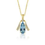 Ketting met hanger - 18 karaat Geel goud -  5.37ct. tw., Handtassen en Accessoires