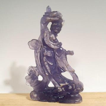 scultura in quarzo viola - quartz violet - Chine (Sans Prix