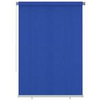 vidaXL Rolgordijn voor buiten 160x230 cm HDPE blauw, Huis en Inrichting, Stoffering | Gordijnen en Lamellen, Verzenden, Nieuw