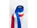 Nederlandse vlag lint 70 mm 3 meter  zijde superkwaliteit!, Nieuw