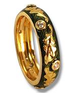Bague - 18 carats Or jaune, Belle bague en or 18 carats avec, Bijoux, Sacs & Beauté, Bagues