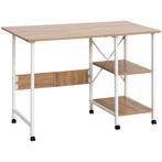 TRUUSK Klaptafel Bureau Bijzettafel - Mobiel met Wielen - MD, Huis en Inrichting, Verzenden, Nieuw