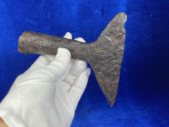 Middeleeuws IJzer (gegoten/gesmeed) Strijdbijl - 16 cm, Antiek en Kunst, Antiek | Overige Antiek