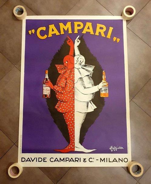 Leonetto Cappiello - Campari - Manifesto anni 50 in, Antiek en Kunst, Kunst | Tekeningen en Fotografie