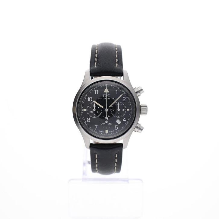 IWC Pilot Chronograph IW3741; Chronograaf horloge, Handtassen en Accessoires, Horloges | Heren, Polshorloge, Zo goed als nieuw