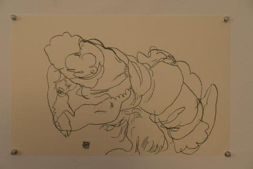 Egon Schiele (1890-1918) (dapres, unica opera autorizzata, Antiek en Kunst, Antiek | Overige Antiek