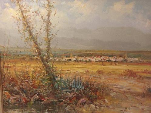 Antonio España Benigno (XX) - Paisaje, Antiek en Kunst, Kunst | Schilderijen | Klassiek