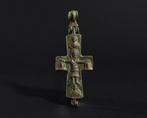 Byzantijns Brons Relikwieënkruis - 9.7 cm