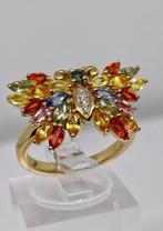 Zonder Minimumprijs - Ring Zilver - 2.60ct. tw. Saffier, Handtassen en Accessoires, Ringen, Nieuw