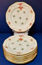 Limoges Unique France Hand-Painted Dessert Plates – Pink, Antiek en Kunst