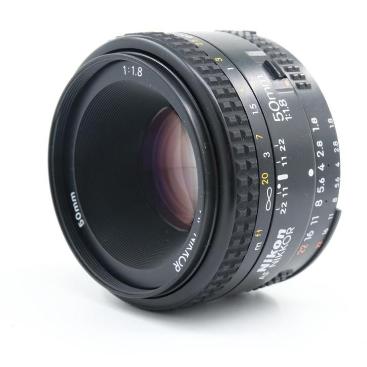 Nikon AF 50mm F/1.8 D | Occasion, Audio, Tv en Foto, Foto | Lenzen en Objectieven, Ophalen of Verzenden