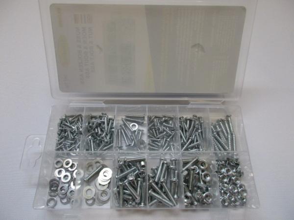 Veiling - Assortiment Bout en Moer 347-delig, Bricolage & Construction, Quincaillerie & Fixations