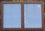 meranti houten raam , chassis , venster 188 x 129, 150 tot 225 cm, Nieuw, Raamkozijn, Ophalen of Verzenden