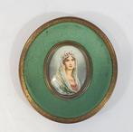 Miniature portrait - Josephine Bonaparte or Josephine de, Antiquités & Art, Antiquités | Autres Antiquités