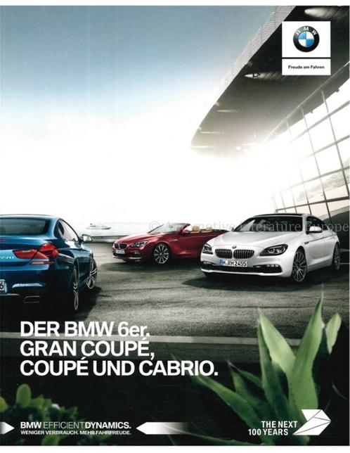2017 BMW 6 SERIE BROCHURE DUITS, Boeken, Auto's | Folders en Tijdschriften
