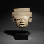 Teotihuacán, Mexico Schist Hoofd Beeldhouwkunst. 450 - 650, Verzamelen
