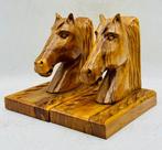Boekensteunen (2) - Hoofden van paarden - Olive, Antiek en Kunst