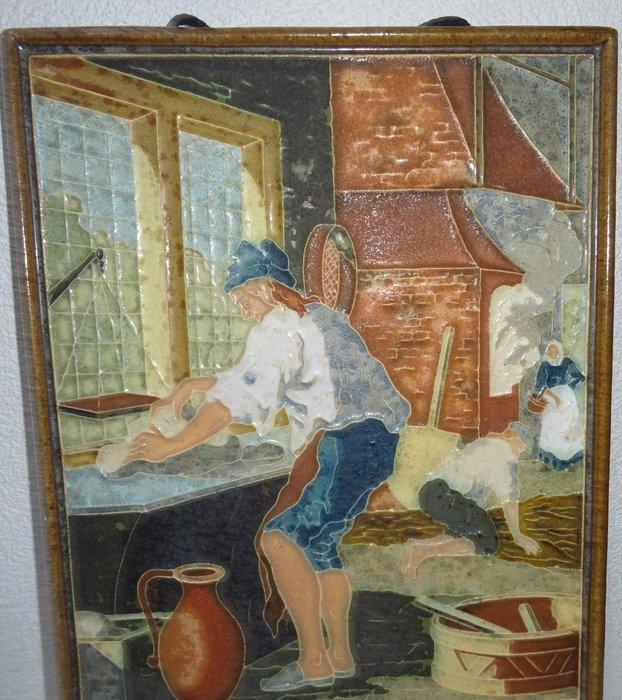 Tegel - De Porceleyne Fles, Delft - 1950, Antiek en Kunst, Antiek | Glaswerk en Kristal