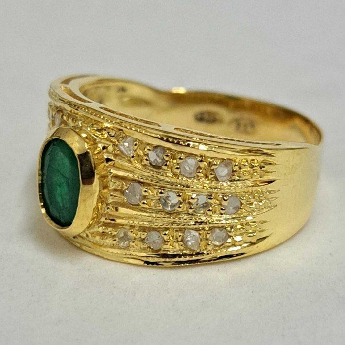 Sans prix de réserve - Bague Plaqué or, Argent - 0.97ct. tw., Bijoux, Sacs & Beauté, Bagues