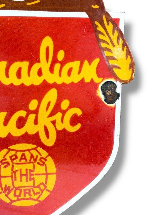 Plaque émaillée - Canadian Pacific - Émail, Antiquités & Art, Antiquités | Assiettes décoratives & Carrelages