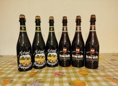 Bosteels - Tripel Karmeliet 2017 & Kwak 2017 - 75cl -  6, Verzamelen, Wijnen