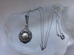 Zilver, Marcasieten - Ketting met hanger - Art Deco, Antiek en Kunst