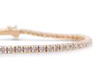 Zonder Minimumprijs - Armband Roségoud Roze Diamant, Bijoux, Sacs & Beauté, Bijoux anciens