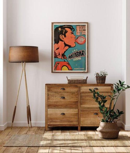 Kobalt (1970) - Malabar - Galaxy Advertising series, Antiek en Kunst, Kunst | Schilderijen | Modern