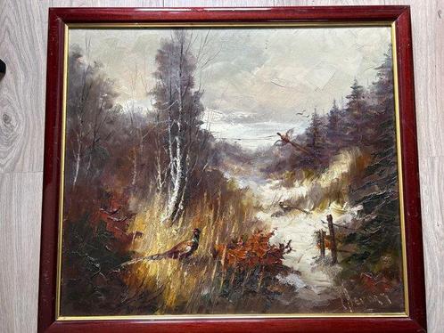 John Bevort 1917 - 1996 - Opvliegende fazanten, Antiek en Kunst, Kunst | Schilderijen | Klassiek
