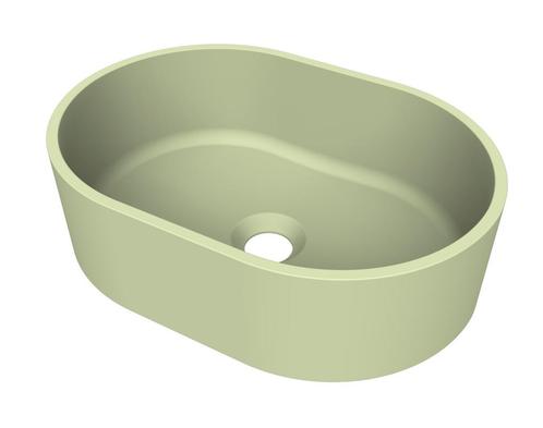 Arcqua Case Opbouw Waskom Ovaal 40x28 Mat Pastel Groen, Doe-het-zelf en Bouw, Sanitair, Overige typen, Nieuw, Ophalen of Verzenden