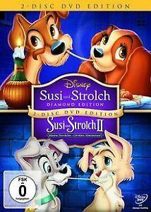 Susi und Strolch / Susi und Strolch II - Kleine Stro...  DVD, Cd's en Dvd's, Dvd's | Overige Dvd's, Zo goed als nieuw, Verzenden