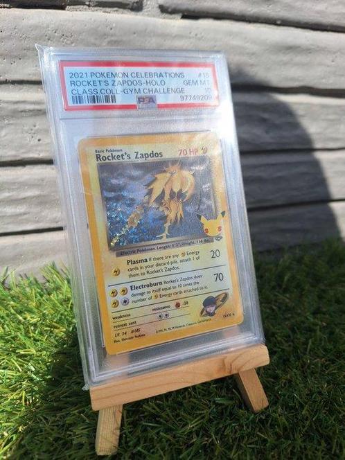 Pokémon - 1 Graded card - Rockets Zapdos PSA10 - PSA 10, Hobby en Vrije tijd, Verzamelkaartspellen | Pokémon
