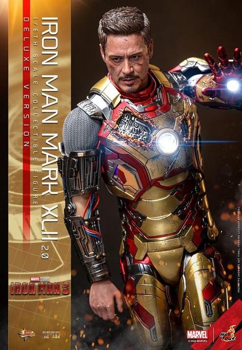 Iron Man 3 Movie Masterpiece Diecast Action Figure 1/6 Iron, Verzamelen, Film en Tv, Ophalen of Verzenden