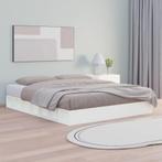 vidaXL Bedframe massief hout wit 180x200 cm, Huis en Inrichting, Slaapkamer | Bedden, Verzenden, Nieuw