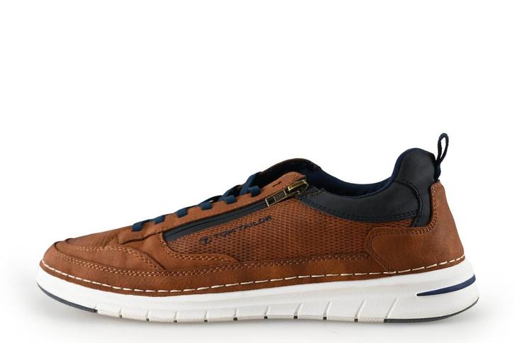 Tom Tailor Veterschoenen in maat 44 Cognac | 5% korting, Kleding | Heren, Schoenen, Overige kleuren, Zo goed als nieuw, Veterschoenen