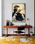 Flavia Delgado - LECTURA EN COMPAÑIA XL (NO RESERVE), Antiek en Kunst, Kunst | Schilderijen | Modern