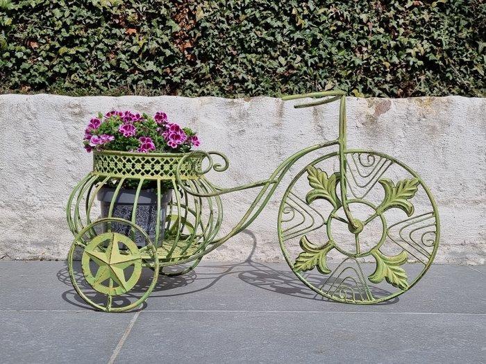 Bloempot - Metaal, IJzer - Bike shaped, Antiquités & Art, Art | Objets design