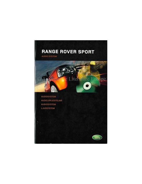 2004 RANGE ROVER SPORT GELUIDSINSTALLATIE INSTRUCTIEBOEKJE.., Autos : Divers, Modes d'emploi & Notices d'utilisation, Enlèvement ou Envoi