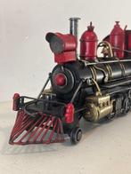 Sculpture, Oldtimer trein - 12 cm - Métal, Hobby en Vrije tijd, Nieuw