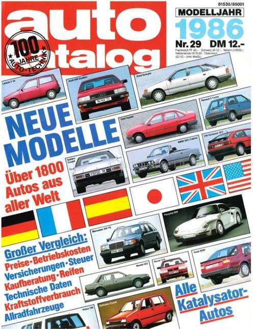 1986 AUTO KATALOG DUITS 29, Livres, Autos | Livres